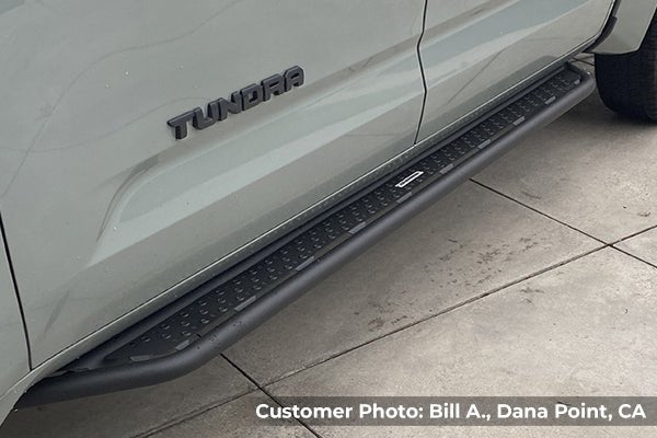 Go Rhino D64436T 2022 - 2024 Toyota Tundra D6 Dominator Series Xtreme Side Steps with Rocker Panel Mounting Bracket Kit - Rugged Truck Gear