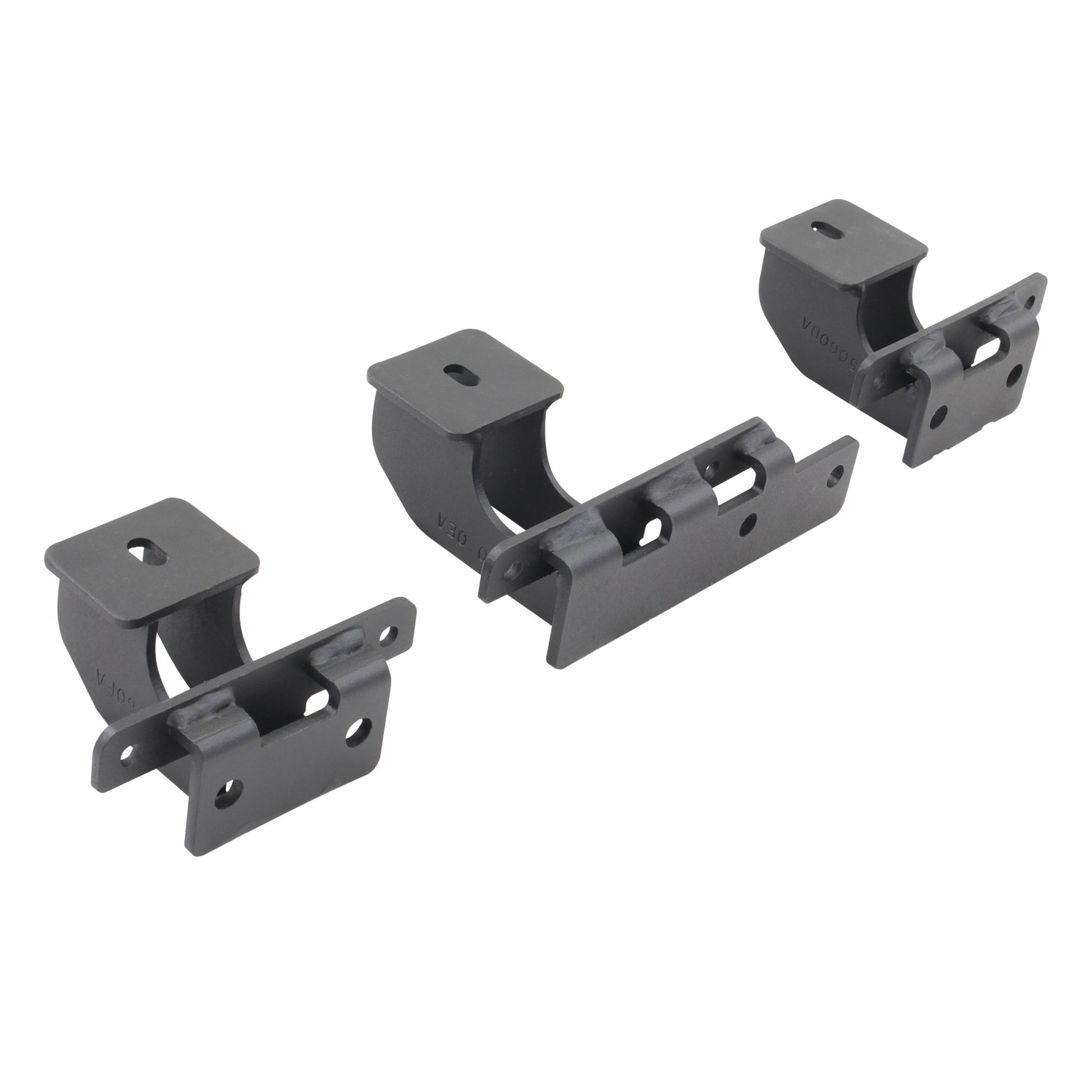 Go Rhino D64506BTK 2018 - 2024 Jeep Wrangler JL Dominator Series DSS DT Side Steps - Mounting Brackets Only - Rugged Truck Gear