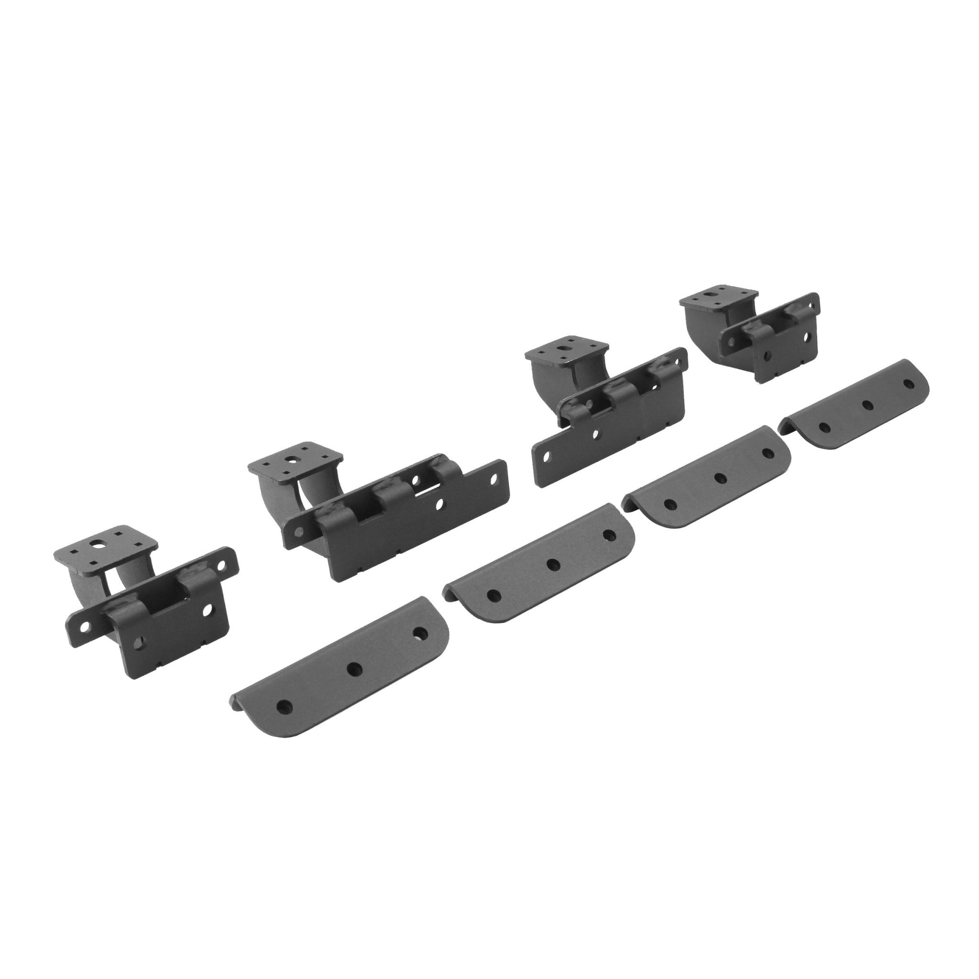 Go Rhino D64927T 2018 - 2024 Jeep Wrangler JL D6 Dominator Series Xtreme Side Steps with Rocker Panel Mounting Bracket Kit - Rugged Truck Gear