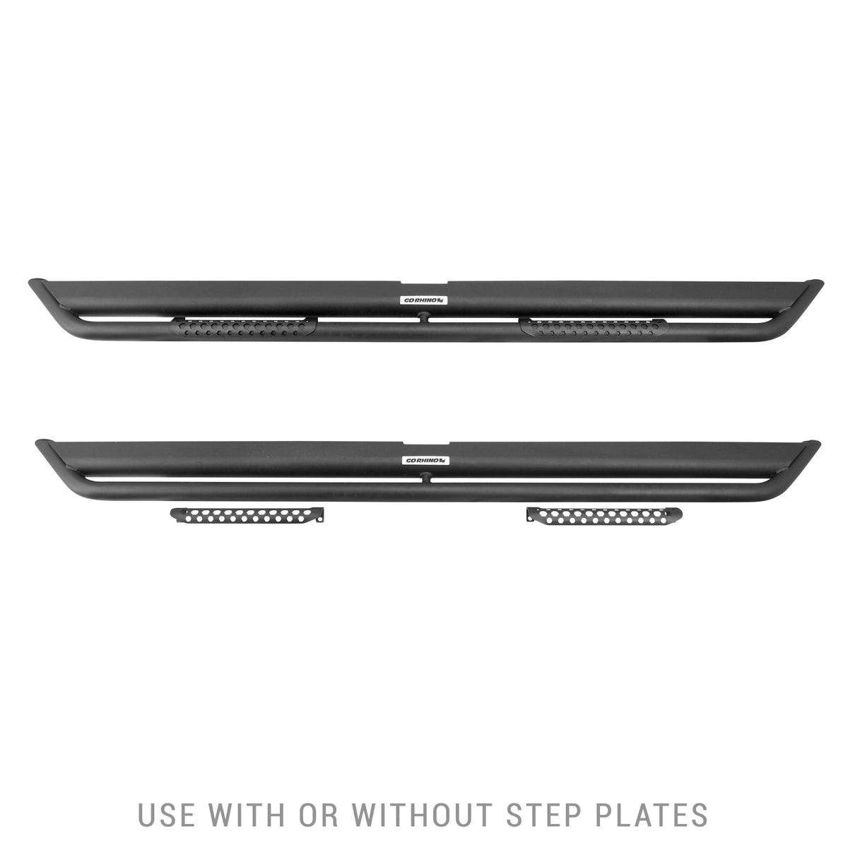 Go Rhino DS4131T 2021 - 2024 Ford Bronco Dominator Series Xtreme DS Side Steps with Rocker Panel Mounting Bracket Kit - Rugged Truck Gear