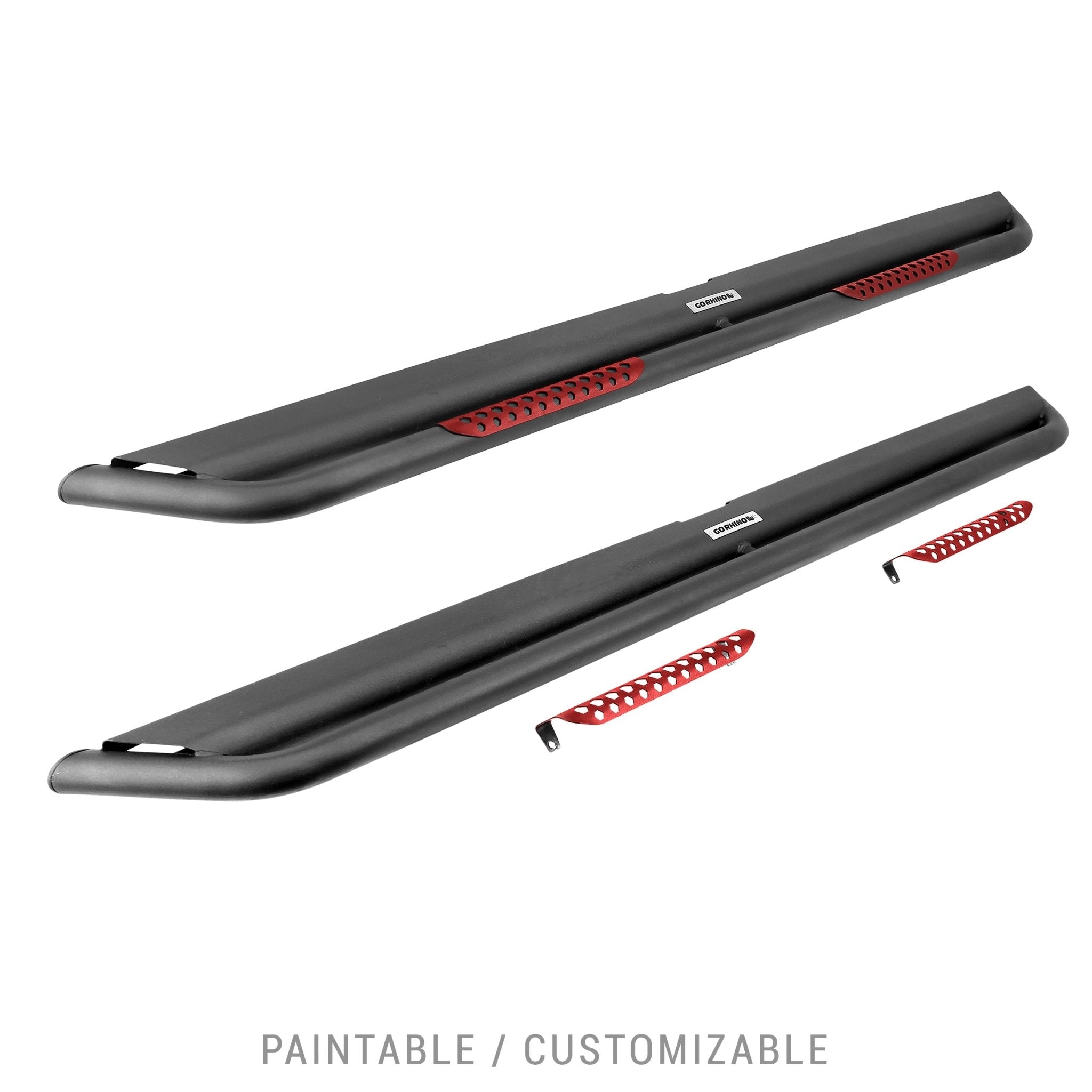 Go Rhino DS60052T 2007 - 2018 Jeep Wrangler JK Dominator Series Xtreme Side Steps - Boards Only, 52" Long - Rugged Truck Gear