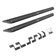Go Rhino DSS4425T 2023 Toyota 4Runner 40th Anniversary Edition Dominator Series Xtreme DSS Side Steps with Rocker Panel Mounting Bracket Kit - Rugged Truck Gear