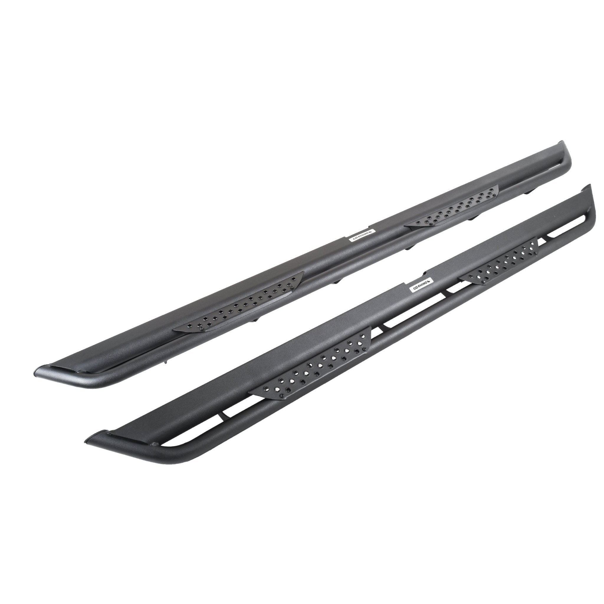 Go Rhino DT4049T 2020 - 2024 GMC Sierra 2500/3500 HD Dominator Series Xtreme DT Side Steps with Rocker Panel Mounting Bracket Kit - Rugged Truck Gear
