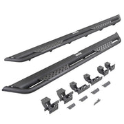 Go Rhino DT4516T 2020 - 2024 Jeep Gladiator JT Dominator Series Xtreme DT Side Steps with Rocker Panel Mounting Bracket Kit - Rugged Truck Gear