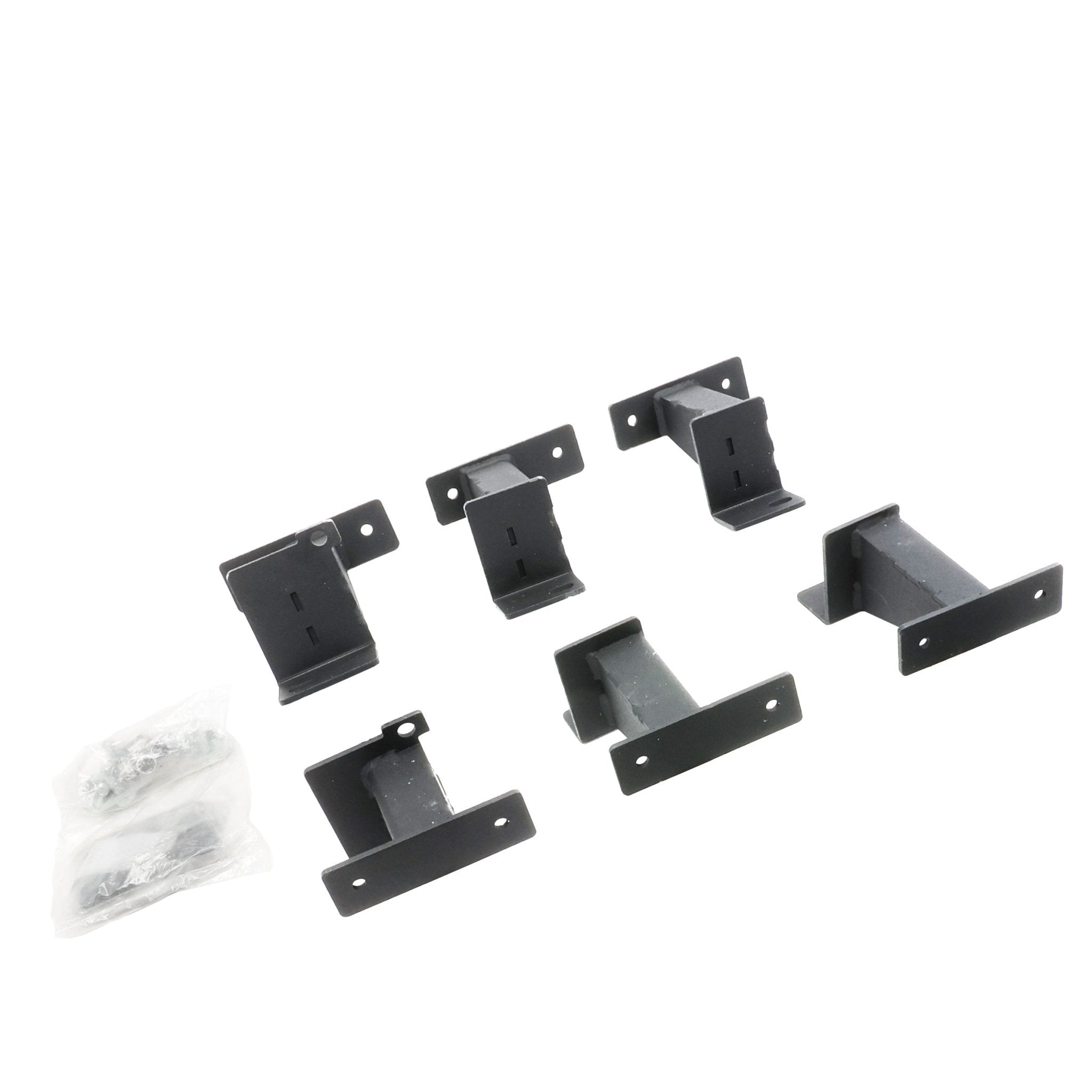 Go Rhino FSD4506TK 2018 - 2024 Jeep Wrangler JL Dominator Series Xtreme Frame Slider Mounting Brackets Only - Rugged Truck Gear