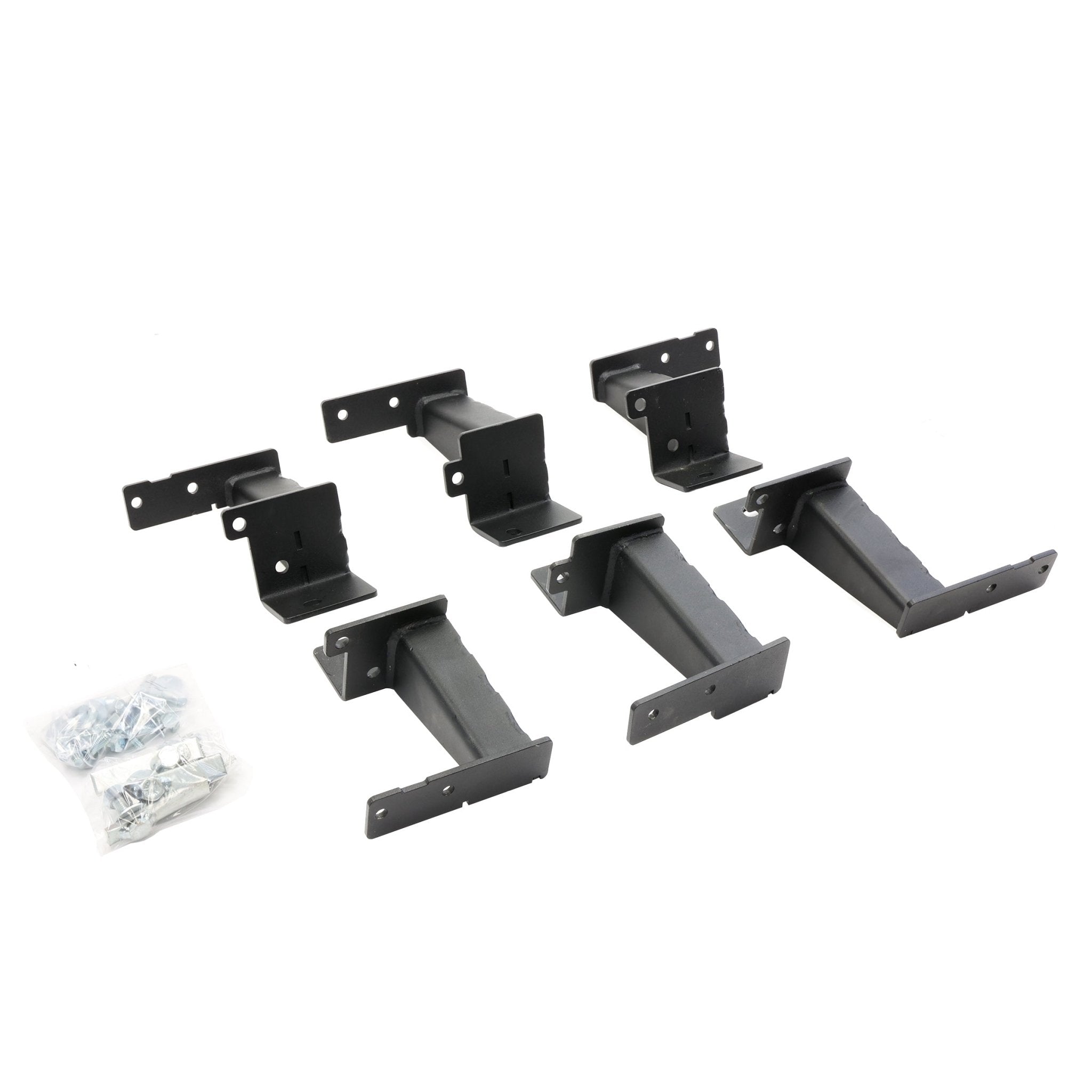 Go Rhino FSD64129T 2021 - 2024 Ford Bronco D6 Dominator Series Xtreme Side Steps with Frame Mounting Bracket Kit - Rugged Truck Gear
