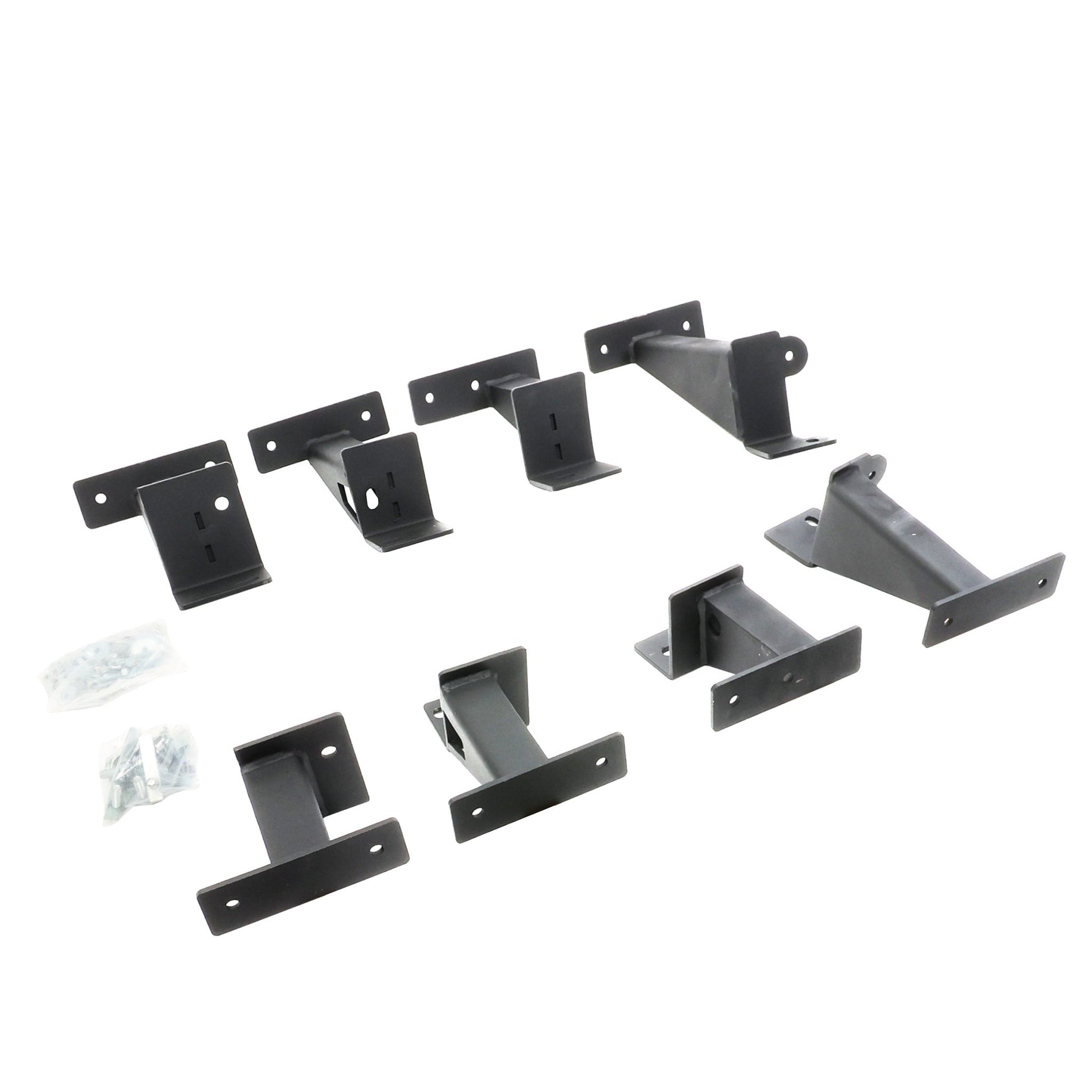Go Rhino FSD64516T 2020 - 2024 Jeep Gladiator JT D6 Dominator Series Xtreme Side Steps with Frame Mounting Bracket Kit - Rugged Truck Gear