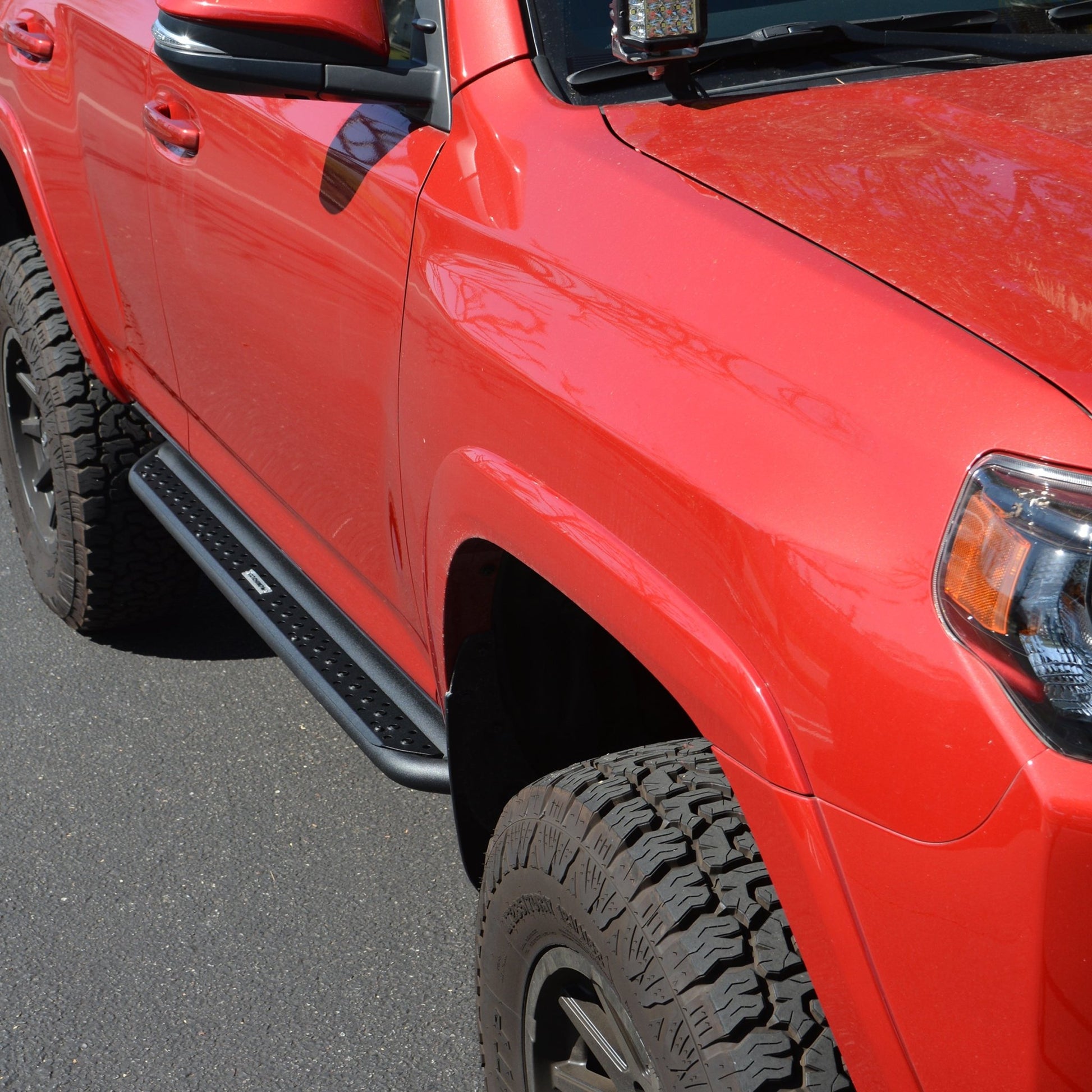 Go Rhino FSDSS4425T 2023 Toyota 4Runner 40th Anniversary Edition Dominator Series Xtreme DSS Side Steps with Frame Mounting Bracket Kit - Rugged Truck Gear