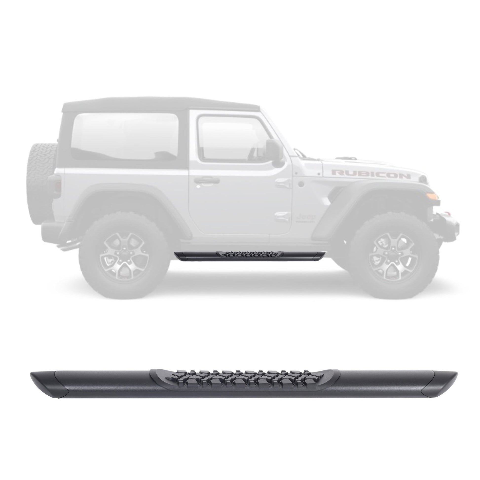 Go Rhino V300052T 2007 - 2018 Jeep Wrangler JK V - Series V3 Aluminum Side Steps - Boards Only, 52" Long - Rugged Truck Gear