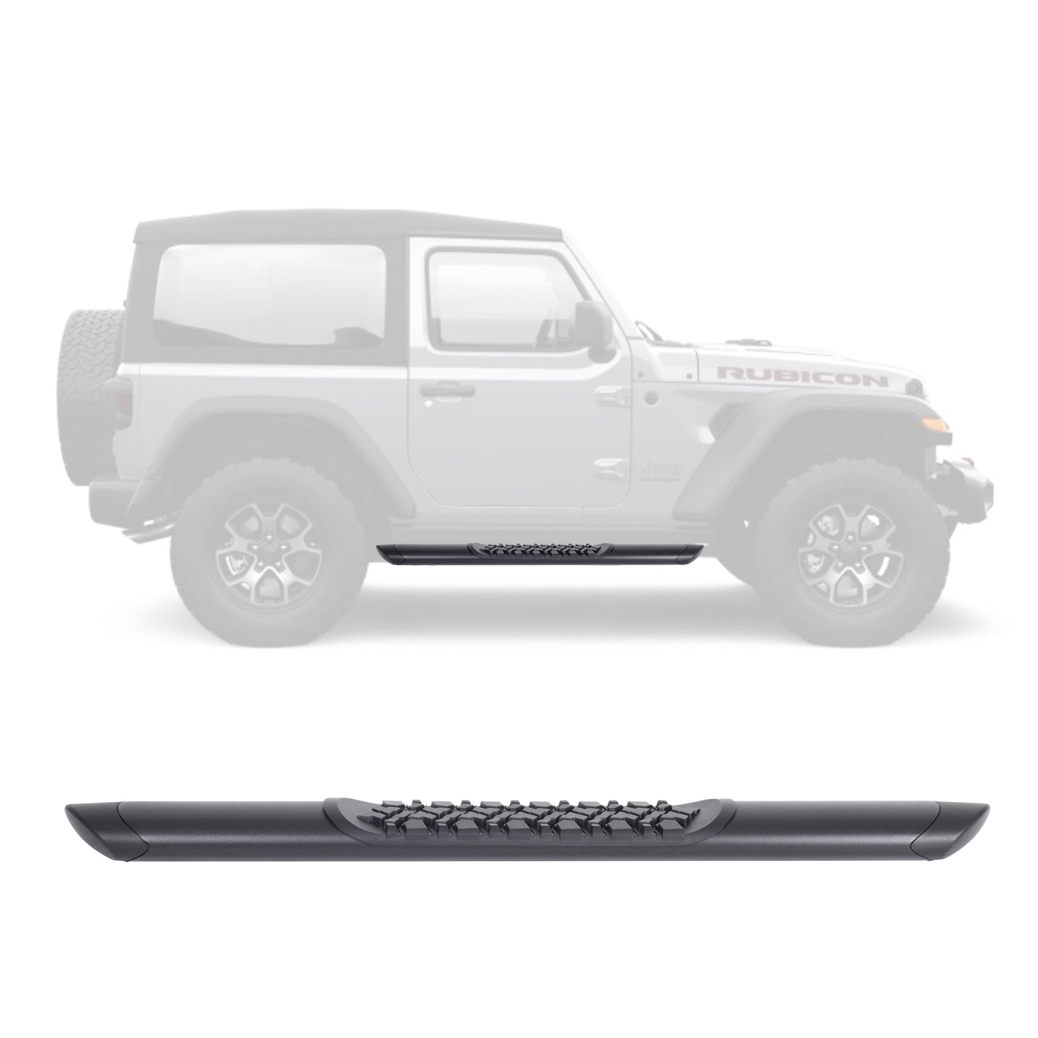 Go Rhino V300052T 2007 - 2018 Jeep Wrangler JK V - Series V3 Aluminum Side Steps - Boards Only, 52" Long - Rugged Truck Gear