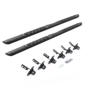 Go Rhino V3412974T 2021 - 2024 Ford Bronco V - Series V3 Aluminum Side Steps and Mounting Bracket Kit - Rugged Truck Gear