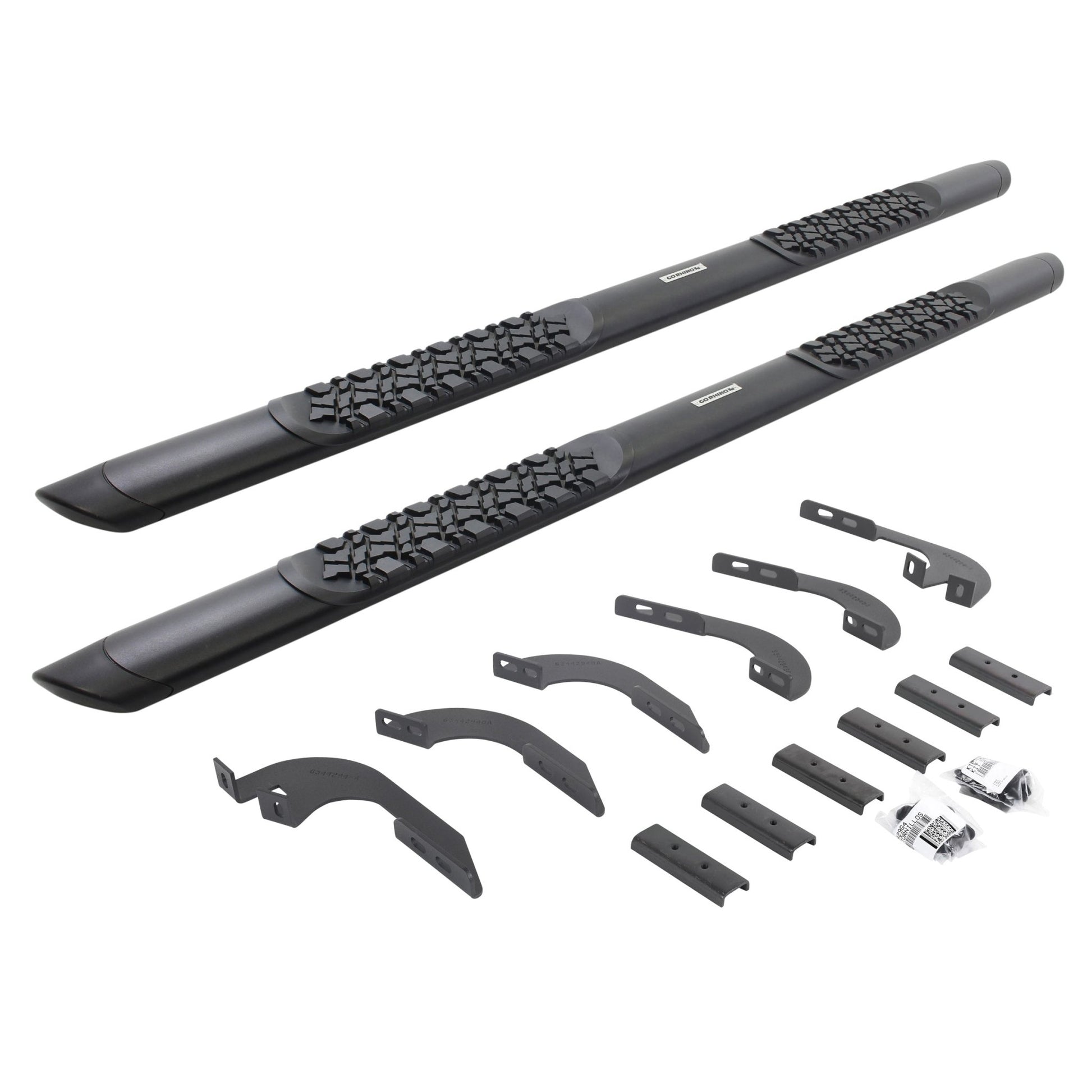 Go Rhino V3442987T 2005 - 2023 Toyota Tacoma V - Series V3 Aluminum Side Steps and Mounting Bracket Kit - Rugged Truck Gear