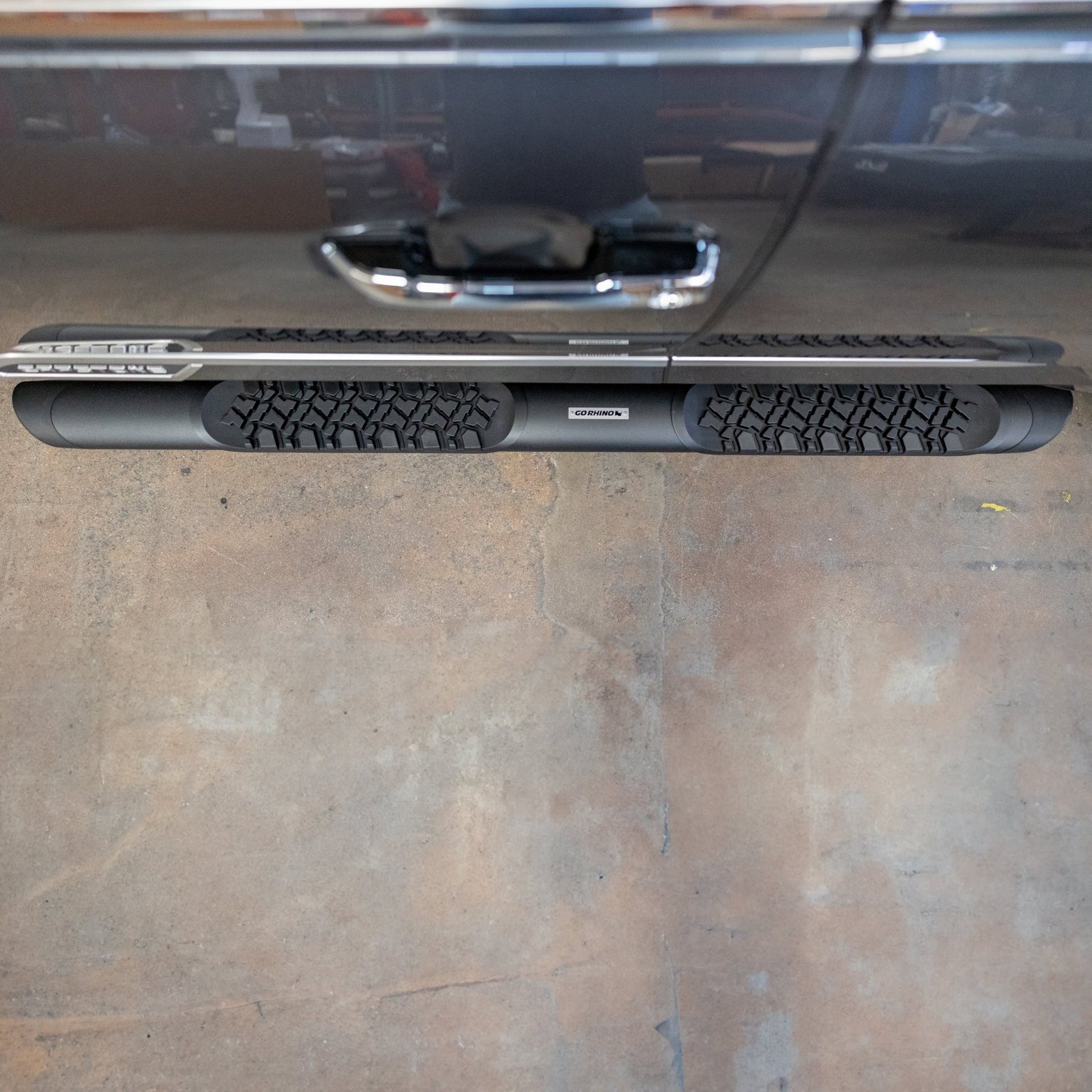 Go Rhino V3443974T 2023 - 2024 Toyota Sequoia Limited/Platinum/SR5/TRD Pro V - Series V3 Aluminum Side Steps with Mounting Bracket Kit - Rugged Truck Gear