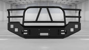 Hammerhead 600 - 56 - 0059 Ford Excursion 2005 Front Winch Bumper with Full Brush Guard - Rugged Truck Gear