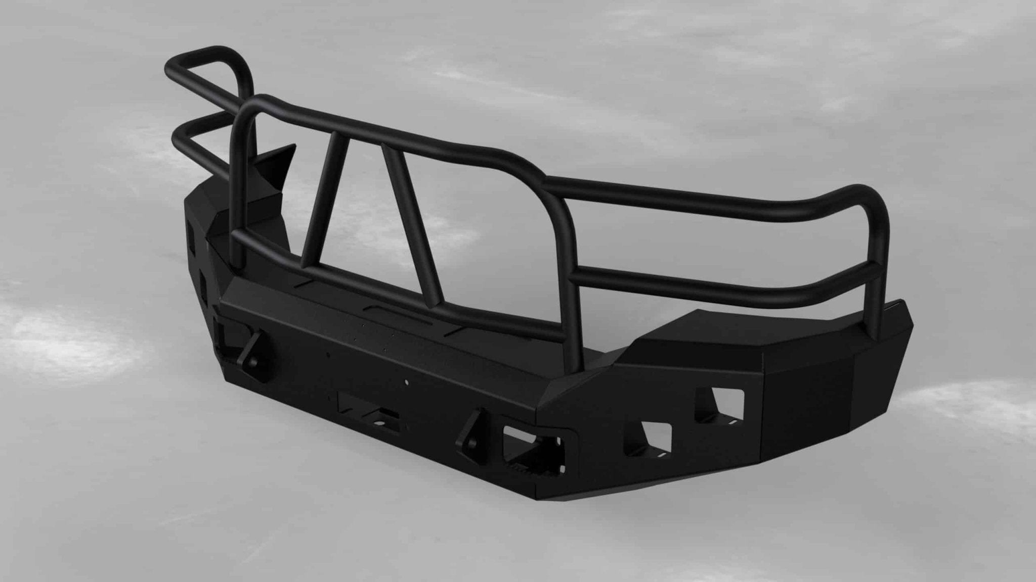 Hammerhead 600 - 56 - 0059 Ford F250/F350/F450/F550 2005 - 2007 Front Winch Bumper with Full Brush Guard - Rugged Truck Gear