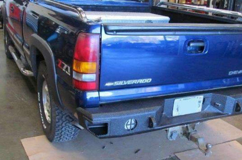 Hammerhead 600 - 56 - 0082 Chevy Silverado 1500 1999 - 2006 Rear Bumper - Rugged Truck Gear