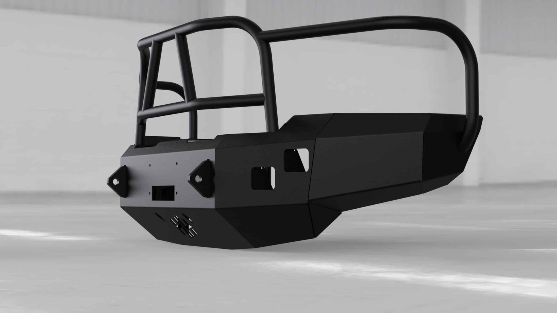 Hammerhead 600 - 56 - 0083 Dodge Ram 2500/3500 2003 - 2005 Front Winch Bumper with Full Brush Guard - Rugged Truck Gear