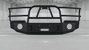 Hammerhead 600 - 56 - 0085Y GMC Yukon 2000 - 2006 Front Winch Bumper with Full Brush Guard - Rugged Truck Gear