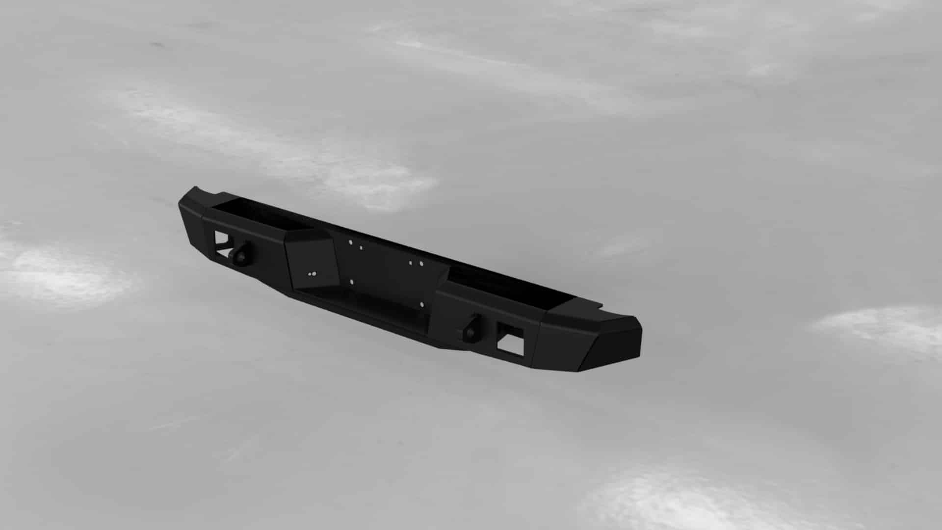Hammerhead 600 - 56 - 0088 Toyota Tacoma 1995 - 2004 Rear Bumper - Rugged Truck Gear