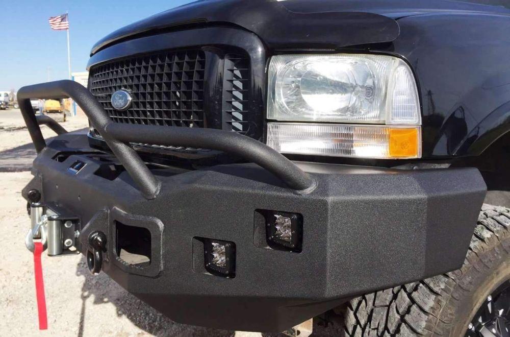 Hammerhead 600 - 56 - 0089 Ford F250/F350/F450/F550 1999 - 2004 Front Winch Bumper Pre - Runner - Rugged Truck Gear