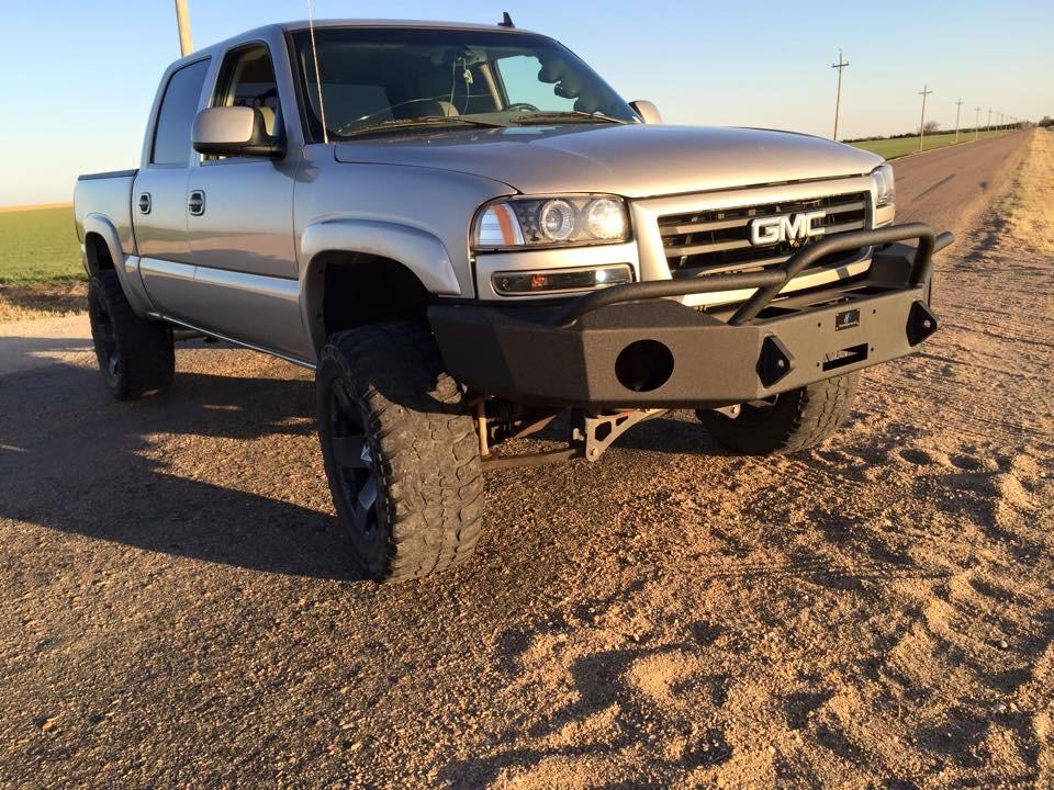 Hammerhead 600 - 56 - 0093 GMC Sierra 1500 2003 - 2006 Front Winch Bumper Pre - Runner - Rugged Truck Gear