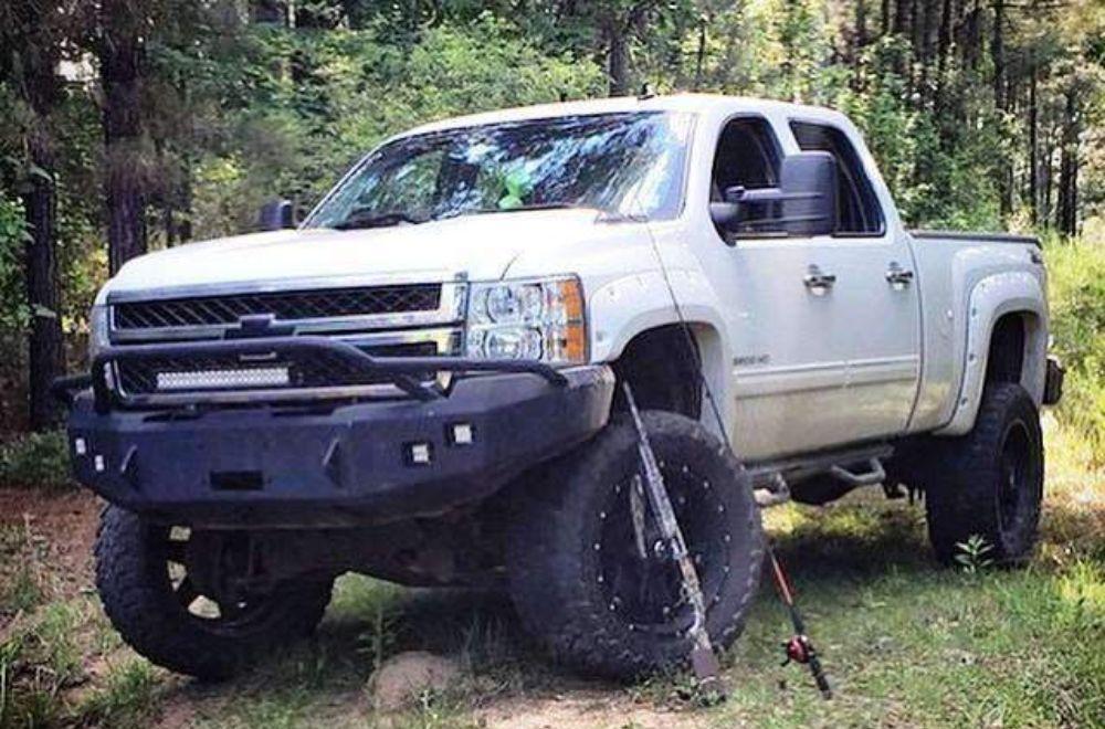 Hammerhead 600 - 56 - 0109 Chevy Silverado 2500/3500 2011 - 2014 Front Winch Bumper Pre - Runner - Rugged Truck Gear