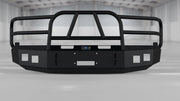 Hammerhead 600 - 56 - 0110T Chevy Tahoe 2001 - 2006 Front Winch Bumper with Full Brush Guard - Rugged Truck Gear