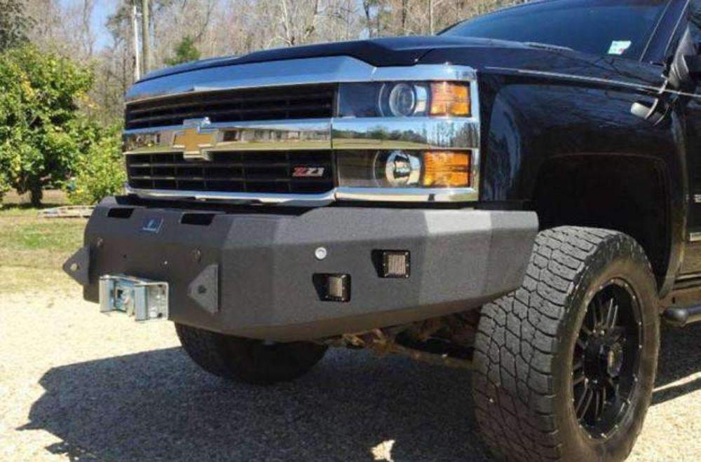 Hammerhead 600 - 56 - 0113 Chevy Silverado 2500/3500HD 2003 - 2006 Front Winch Bumper Low Profile - Rugged Truck Gear
