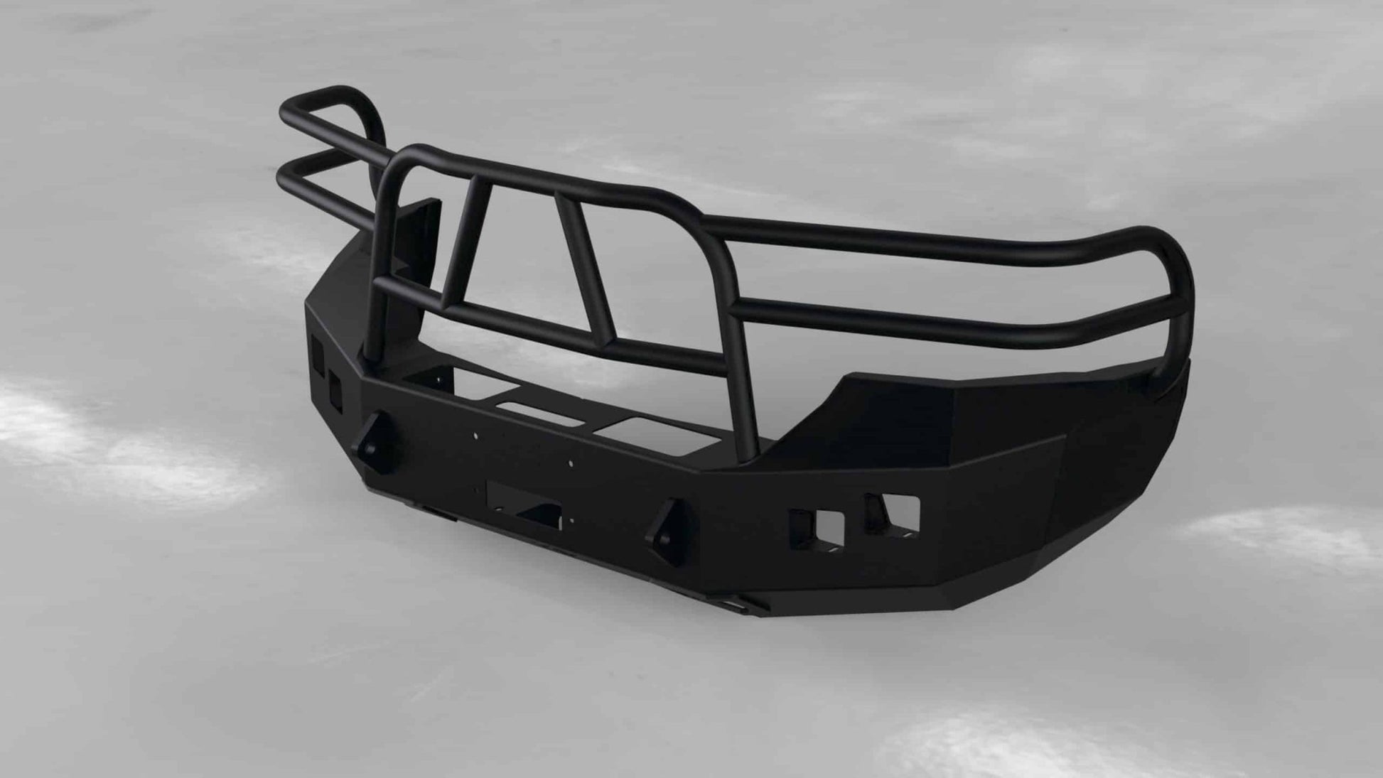 Hammerhead 600 - 56 - 0118 GMC Sierra 2500/3500 2007 - 2010 Front Winch Bumper with Brush Guard - Rugged Truck Gear