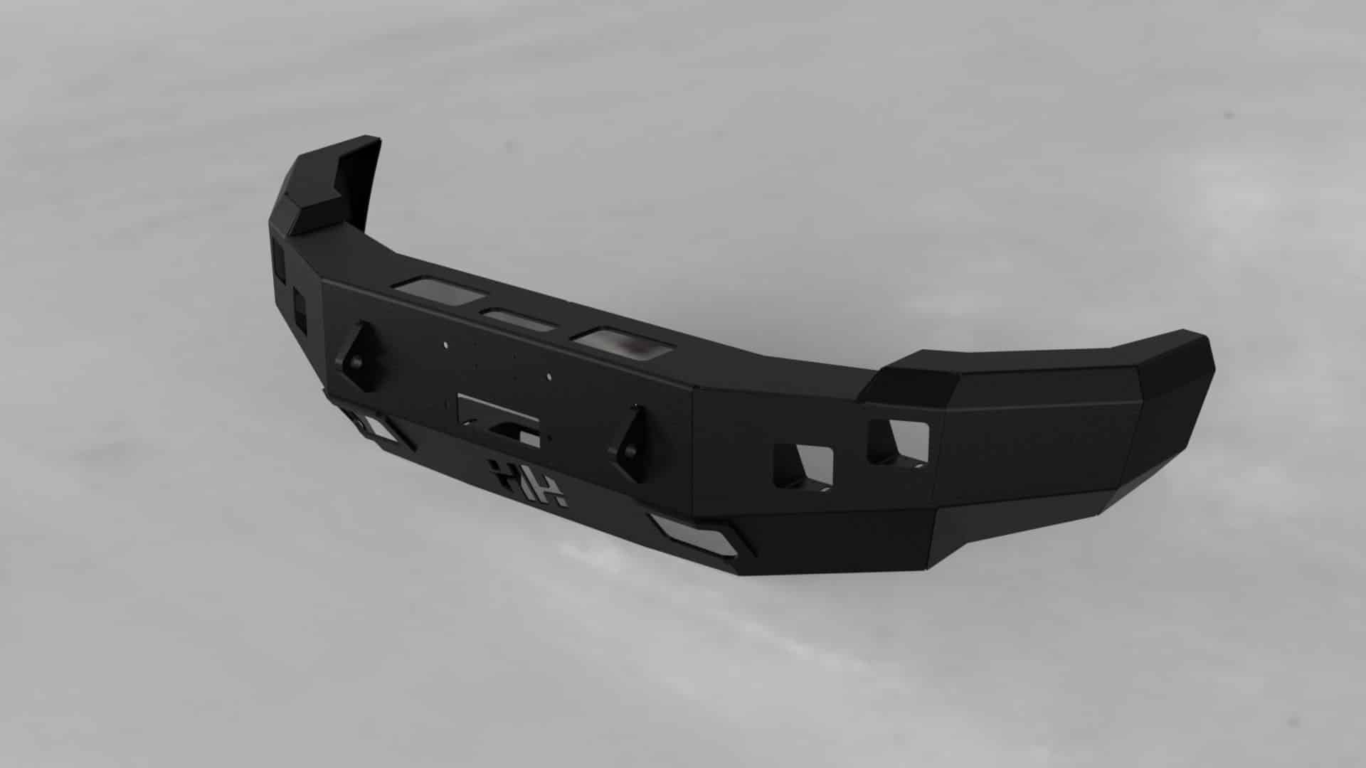 Hammerhead 600 - 56 - 0134 Chevy Silverado 1500 2007 - 2013 Front Winch Bumper Low Profile - Rugged Truck Gear