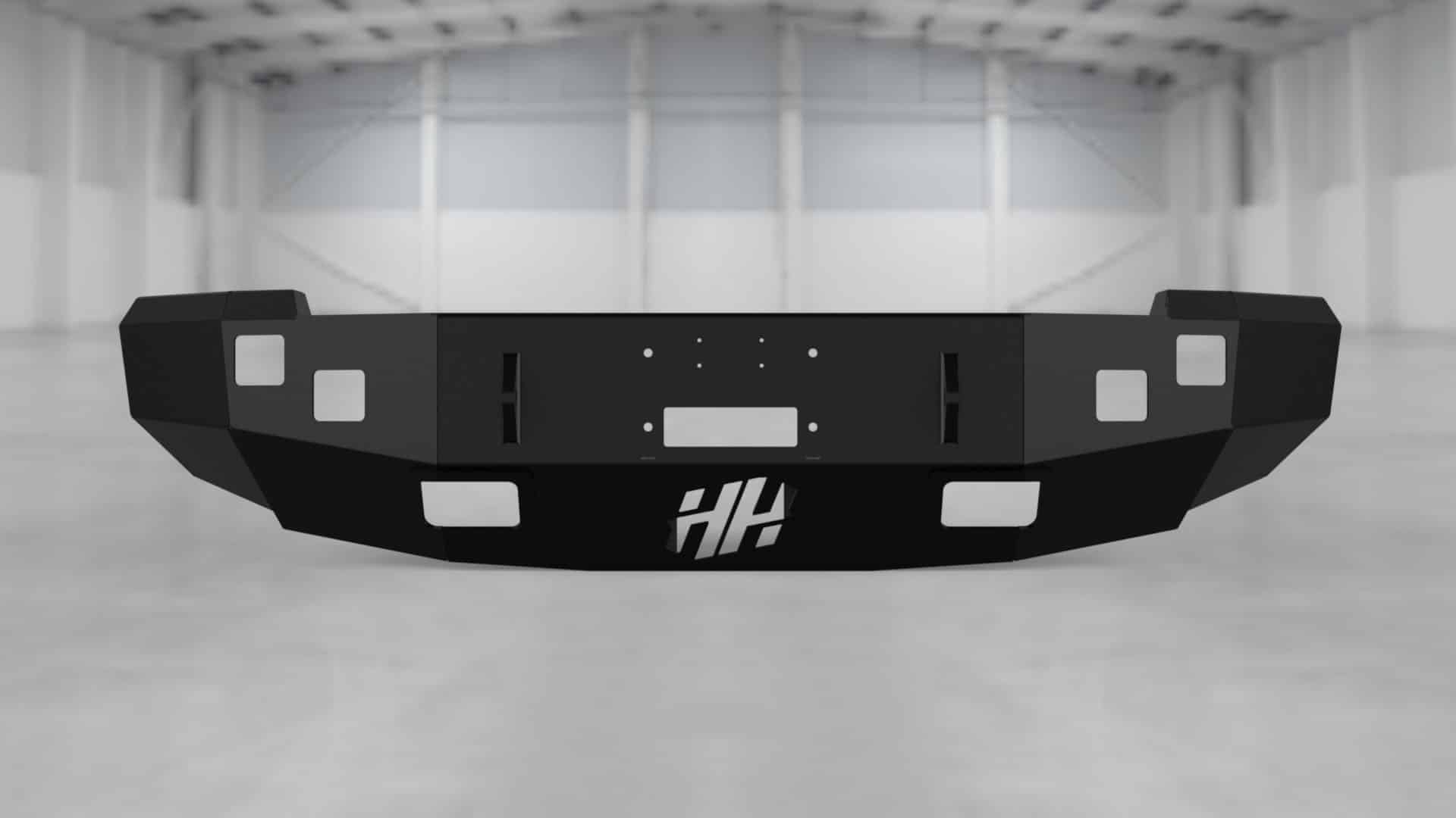 Hammerhead 600 - 56 - 0134 Chevy Silverado 1500 2007 - 2013 Front Winch Bumper Low Profile - Rugged Truck Gear