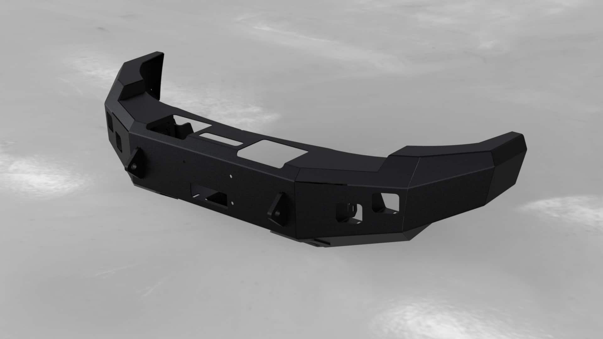 Hammerhead 600 - 56 - 0136 Chevy Silverado 2500/3500 2011 - 2014 Front Winch Bumper Low Profile - Rugged Truck Gear