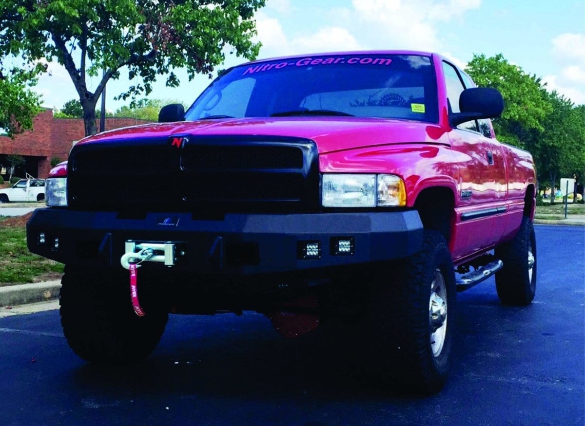 Hammerhead 600 - 56 - 0137 Dodge Ram 2500/3500 1994 - 2002 Front Winch Bumper Low Profile - Rugged Truck Gear