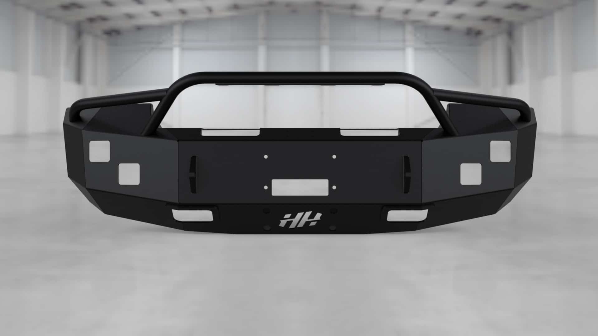 Hammerhead 600 - 56 - 0164 GMC Sierra 2500/3500 2011 - 2014 Front Winch Bumper Pre - Runner - Rugged Truck Gear