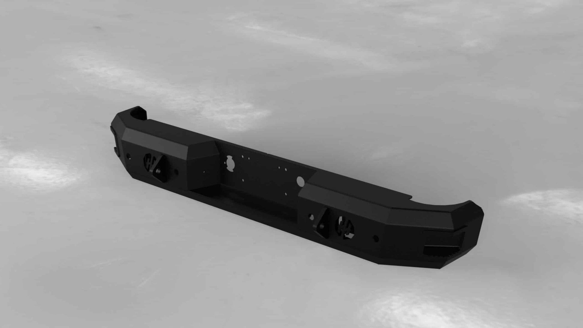 Hammerhead 600 - 56 - 0177 Chevy Silverado 2500/3500 2007 - 2010 Rear Bumper with Sensors - Rugged Truck Gear