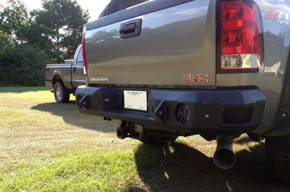 Hammerhead 600 - 56 - 0178 Chevy Silverado 2500/3500 2011 - 2014 Rear Bumper with Sensors - Rugged Truck Gear