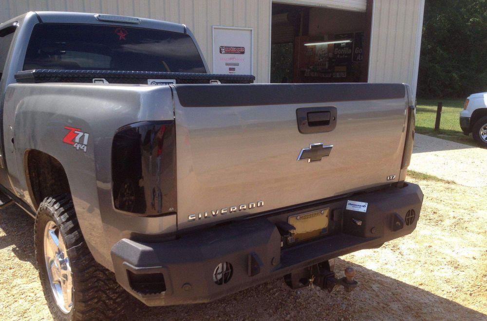 Hammerhead 600 - 56 - 0178 Chevy Silverado 2500/3500 2011 - 2014 Rear Bumper with Sensors - Rugged Truck Gear