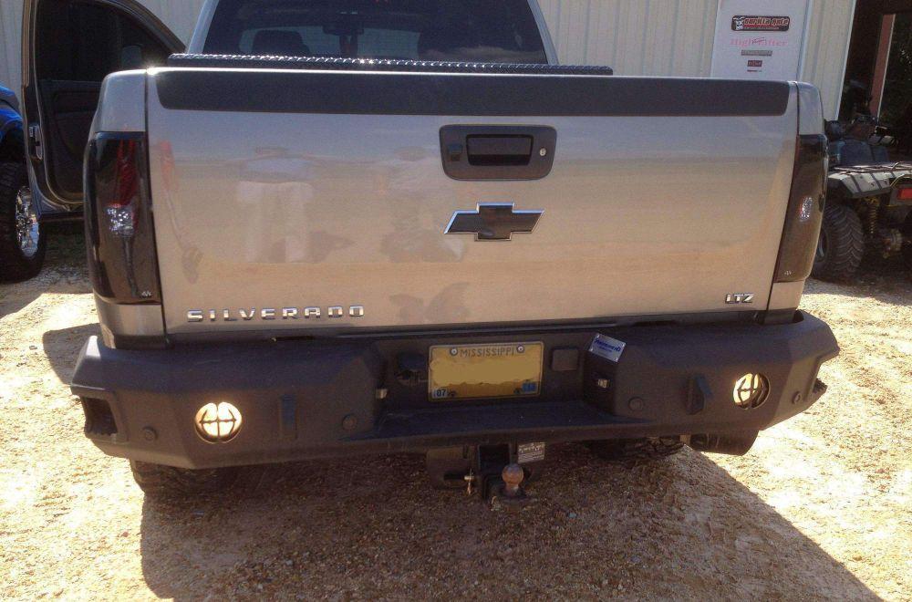 Hammerhead 600 - 56 - 0178 GMC Sierra 2500/3500 2011 - 2014 Rear Bumper with Sensors - Rugged Truck Gear