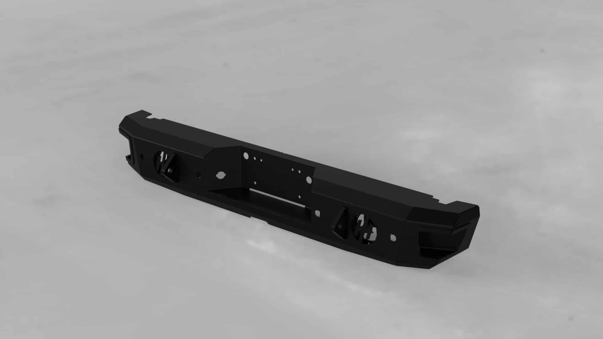 Hammerhead 600 - 56 - 0182 Ford F250/F350/F450 1999 - 2016 Rear Bumper with Sensors - Rugged Truck Gear