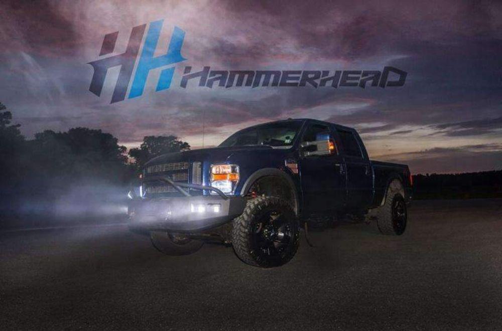 Hammerhead 600 - 56 - 0191 Ford F250/F350/F450/F550 2008 - 2010 Front Winch Bumper Pre - Runner - Rugged Truck Gear
