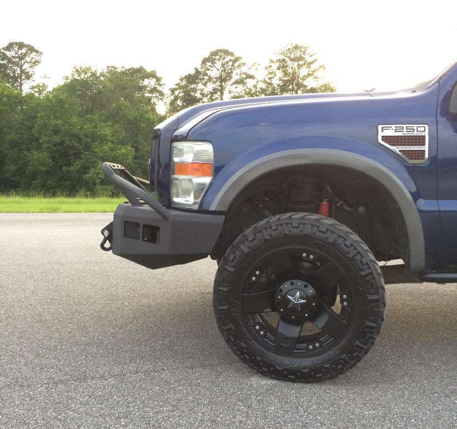 Hammerhead 600 - 56 - 0191 Ford F250/F350/F450/F550 2008 - 2010 Front Winch Bumper Pre - Runner - Rugged Truck Gear