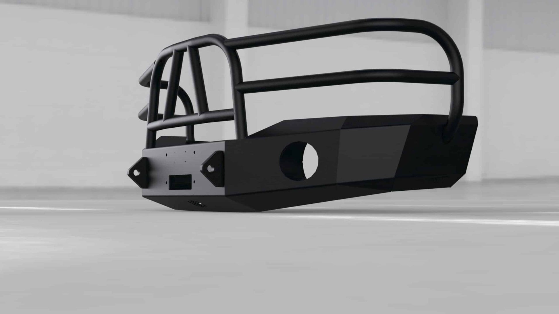 Hammerhead 600 - 56 - 0200 GMC Sierra 1500 2003 - 2006 Front Winch Bumper with Full Brush Guard - Rugged Truck Gear