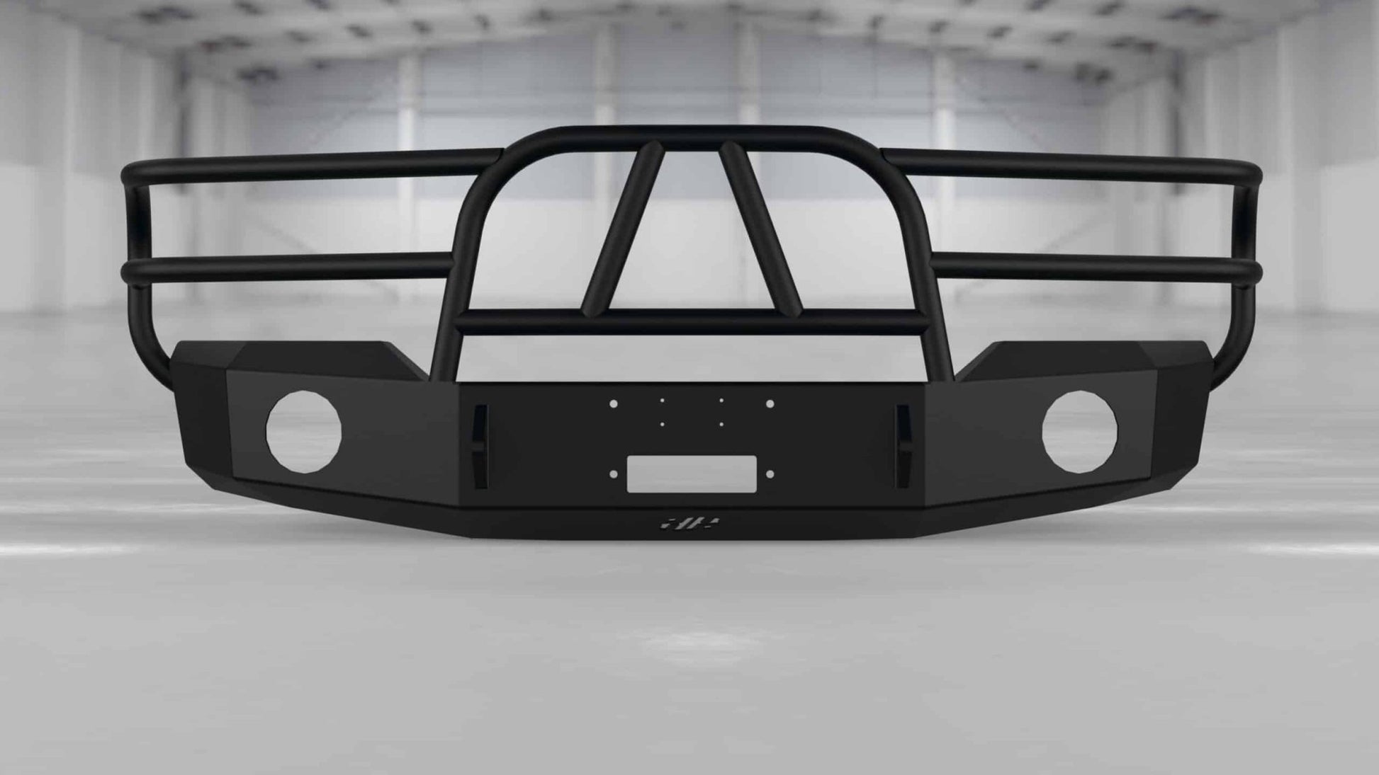 Hammerhead 600 - 56 - 0200 GMC Sierra 1500 2003 - 2006 Front Winch Bumper with Full Brush Guard - Rugged Truck Gear