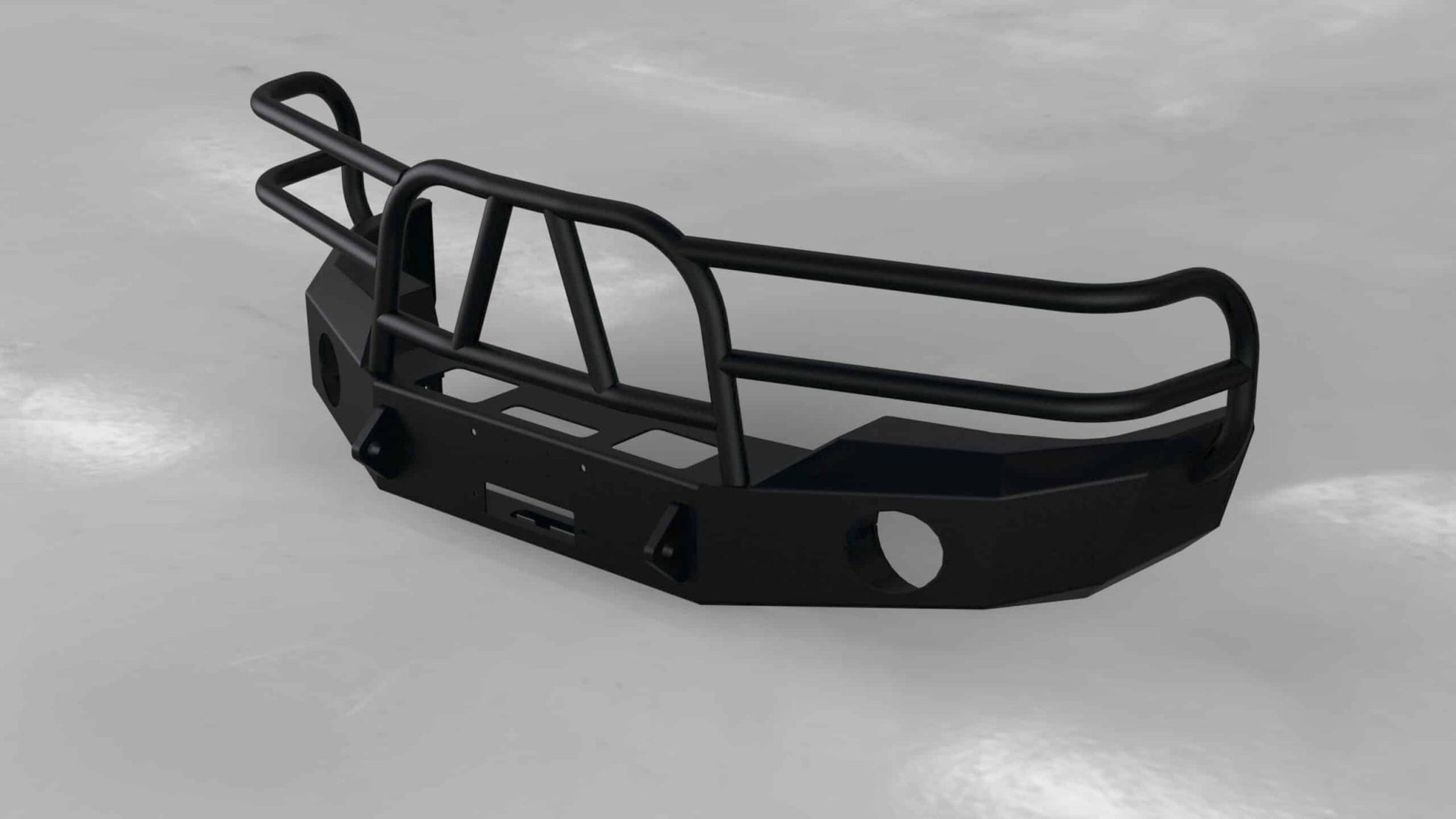 Hammerhead 600 - 56 - 0200 GMC Sierra 1500 2003 - 2006 Front Winch Bumper with Full Brush Guard - Rugged Truck Gear