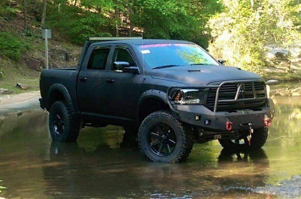 Hammerhead 600 - 56 - 0205 Ram 1500 2013 - 2018 Front Winch Bumper with Full Brush Guard - Rugged Truck Gear