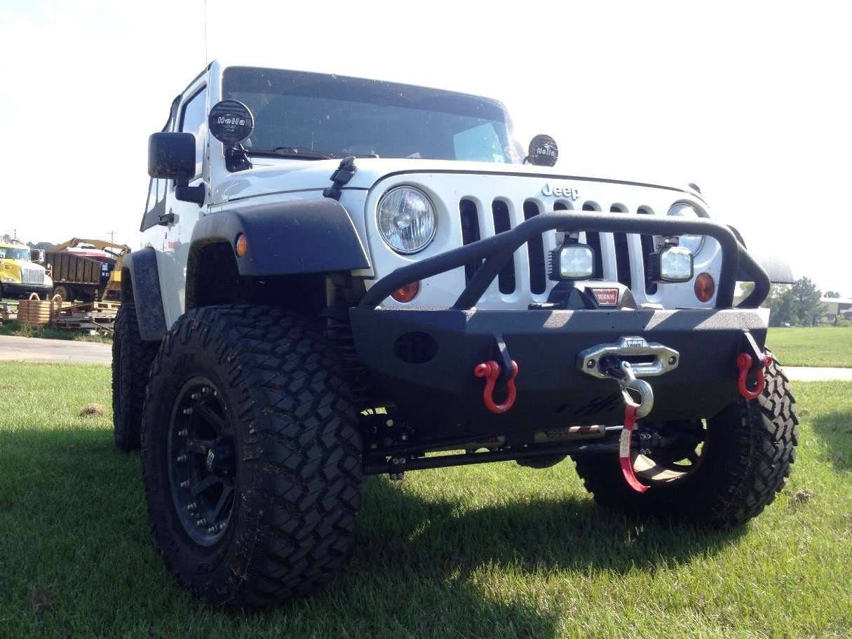 Hammerhead 600 - 56 - 0206 Jeep Wrangler JK 2007 - 2018 Front Winch Bumper Stubby Pre - Runner - Rugged Truck Gear