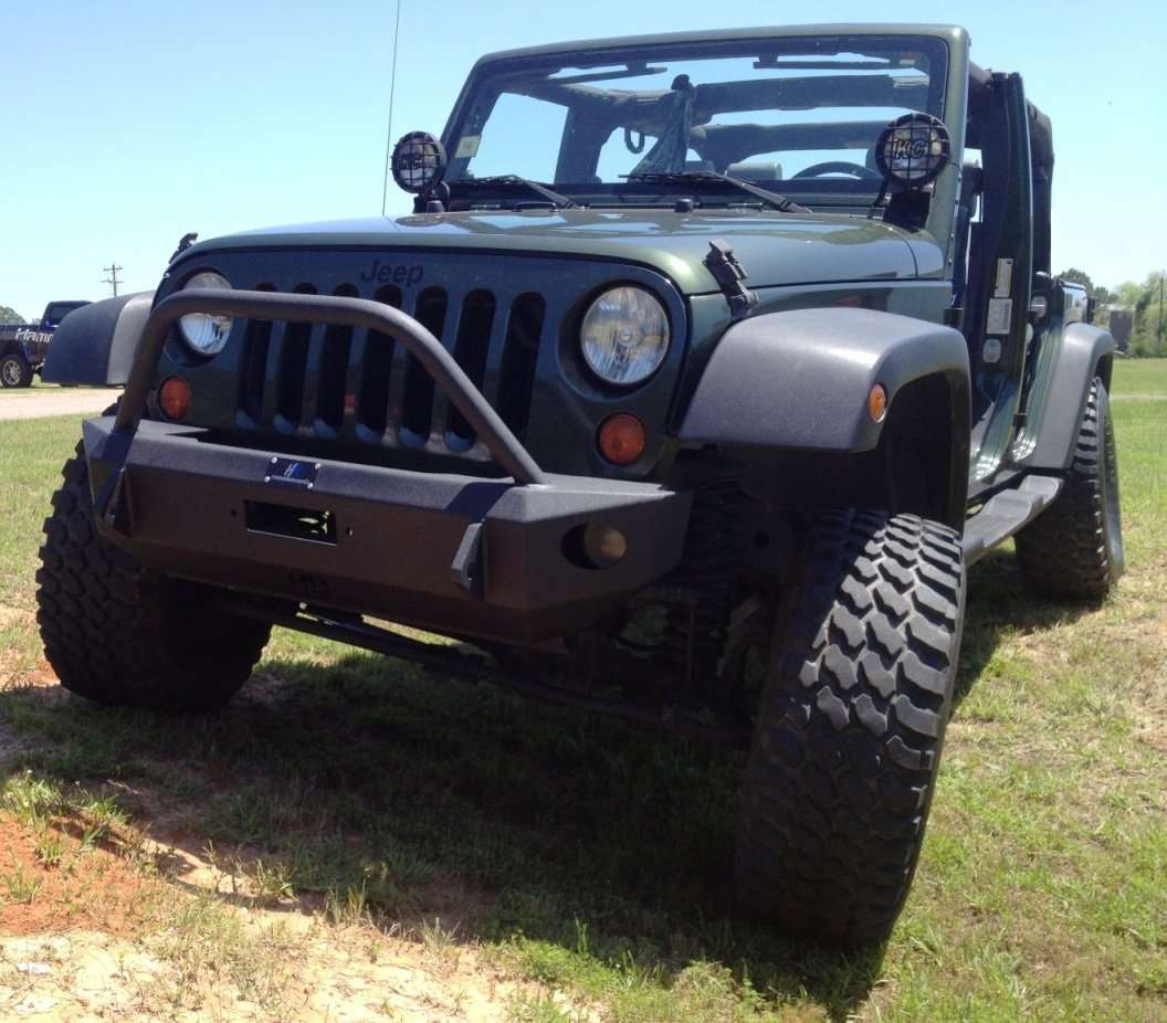 Hammerhead 600 - 56 - 0206 Jeep Wrangler JK 2007 - 2018 Front Winch Bumper Stubby Pre - Runner - Rugged Truck Gear