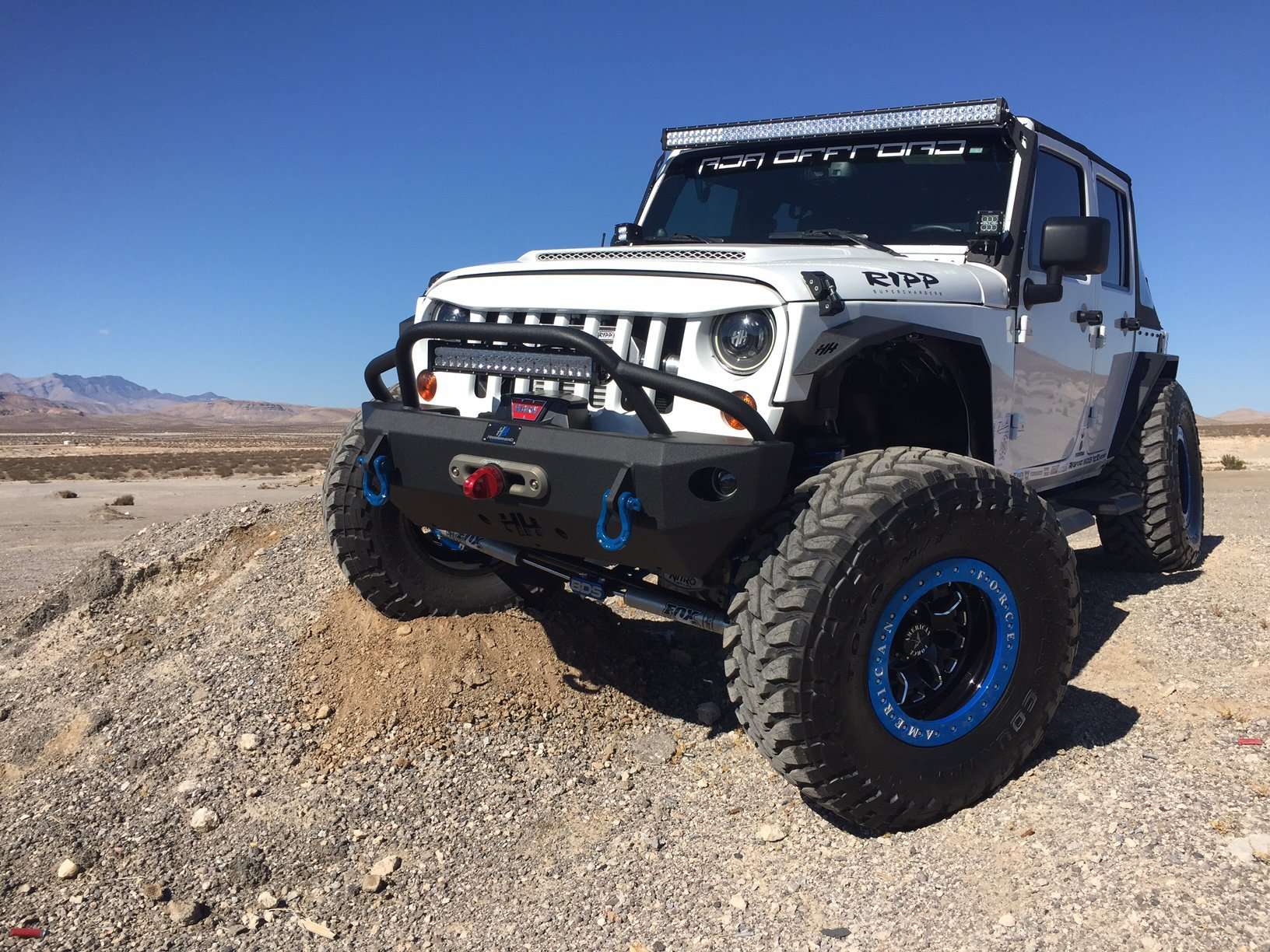 Hammerhead 600 - 56 - 0206 Jeep Wrangler JK 2007 - 2018 Front Winch Bumper Stubby Pre - Runner - Rugged Truck Gear