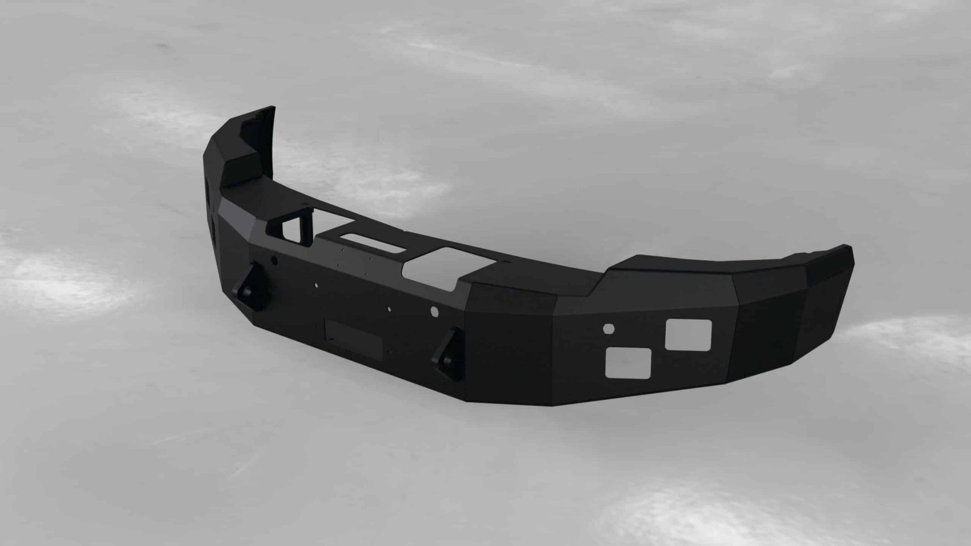 Hammerhead 600 - 56 - 0210 Chevy Silverado 1500 2014 - 2015 Front Winch Bumper Low Profile - Rugged Truck Gear