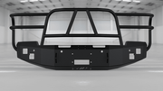 Hammerhead 600 - 56 - 0214 Chevy Silverado 1500 2014 - 2015 Front Winch Bumper with Full Brush Guard - Rugged Truck Gear